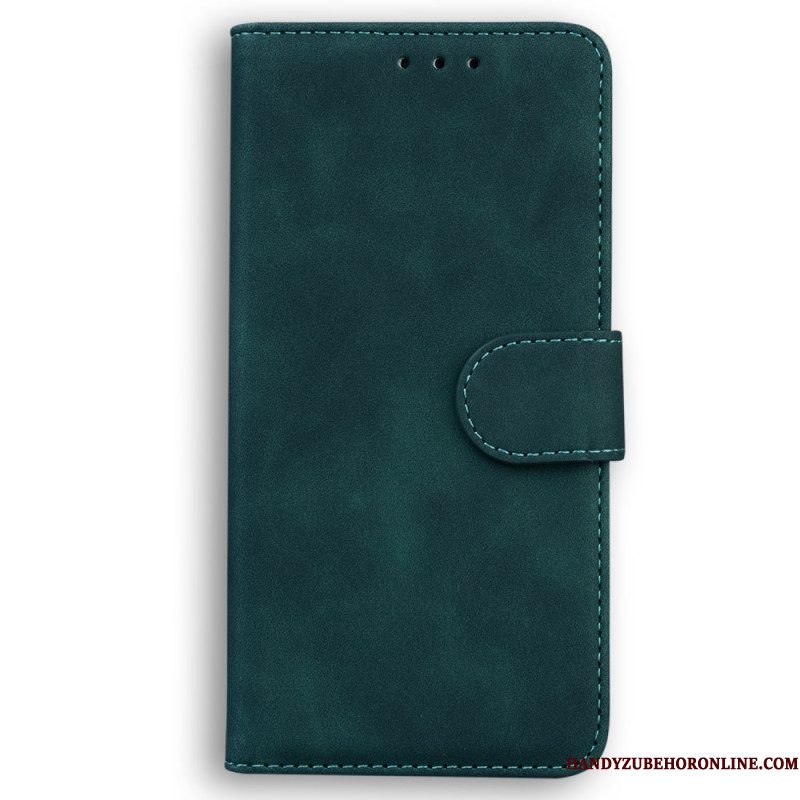 Folio-hoesje voor Samsung Galaxy M13 Couture-leereffect