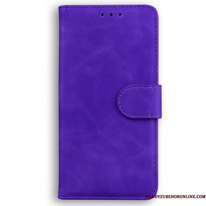 Folio-hoesje voor Samsung Galaxy M13 Couture-leereffect