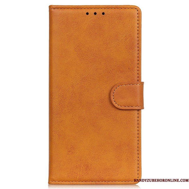 Folio-hoesje voor Samsung Galaxy M23 5G Mat Kunstleer