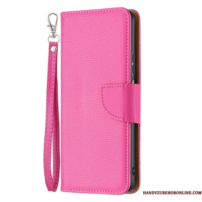 Folio-hoesje voor Samsung Galaxy M23 5G Met Ketting Schuine Riemsluiting