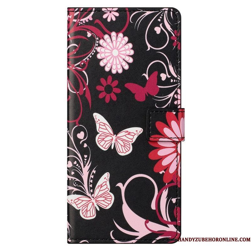 Folio-hoesje voor Samsung Galaxy M23 5G Vlinders Vlinders