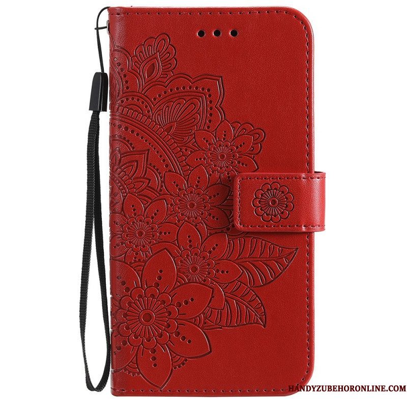 Folio-hoesje voor Samsung Galaxy M32 Bloemmandala