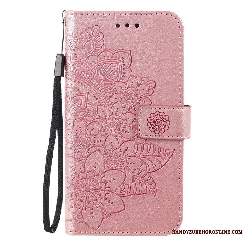 Folio-hoesje voor Samsung Galaxy M32 Bloemmandala