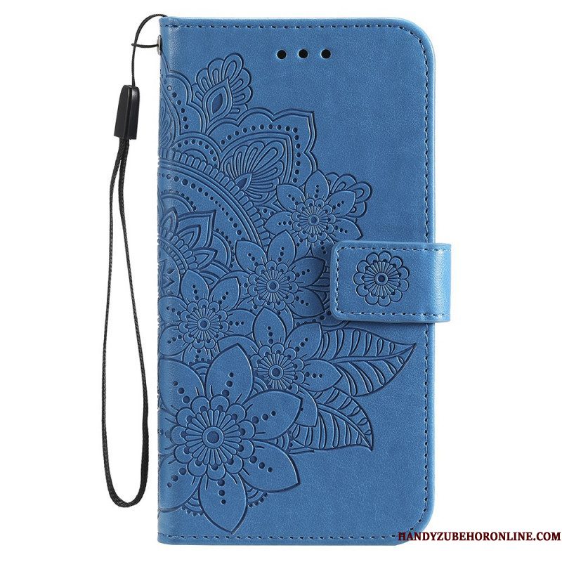 Folio-hoesje voor Samsung Galaxy M32 Bloemmandala