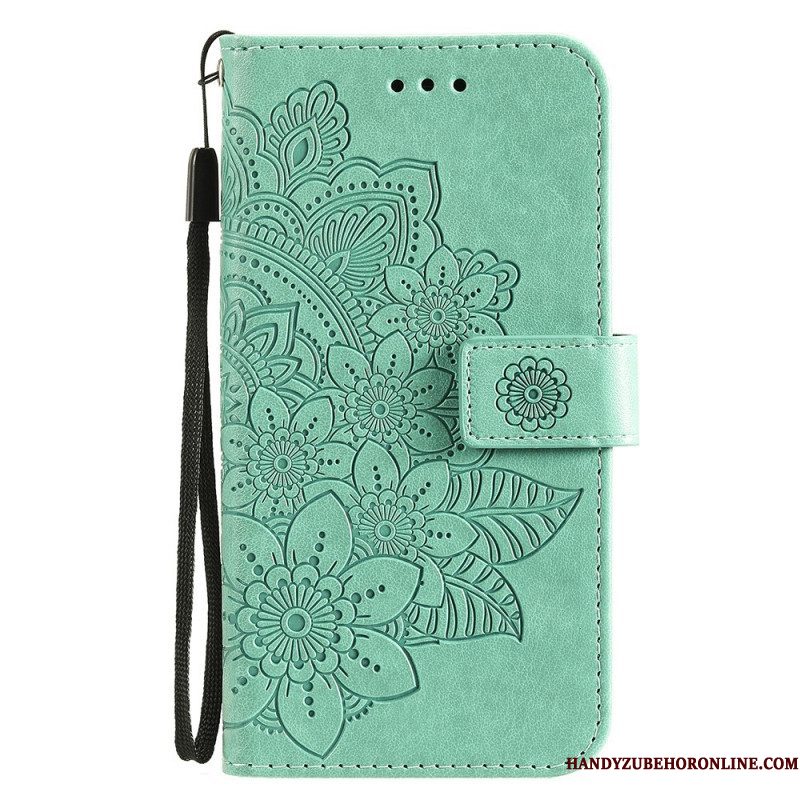 Folio-hoesje voor Samsung Galaxy M32 Bloemmandala