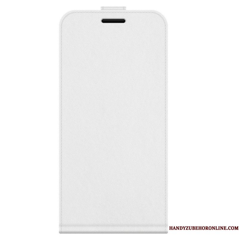 Folio-hoesje voor Samsung Galaxy M32 Flip Case Verticale Flap Met Leereffect