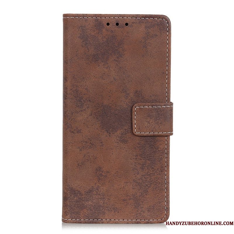 Folio-hoesje voor Samsung Galaxy M32 Vintage Kunstleer