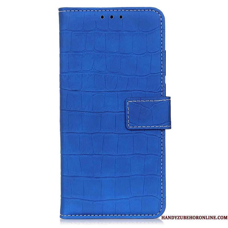 Folio-hoesje voor Samsung Galaxy M33 5G Krokodillenhuid-effect