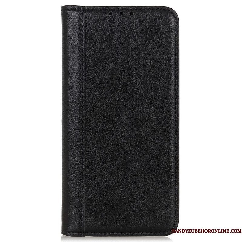 Folio-hoesje voor Samsung Galaxy M33 5G Litchi Splitleer