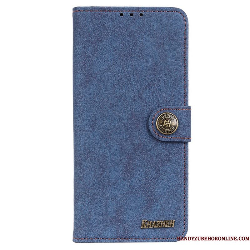 Folio-hoesje voor Samsung Galaxy M52 5G Khazneh Retro Splitleer