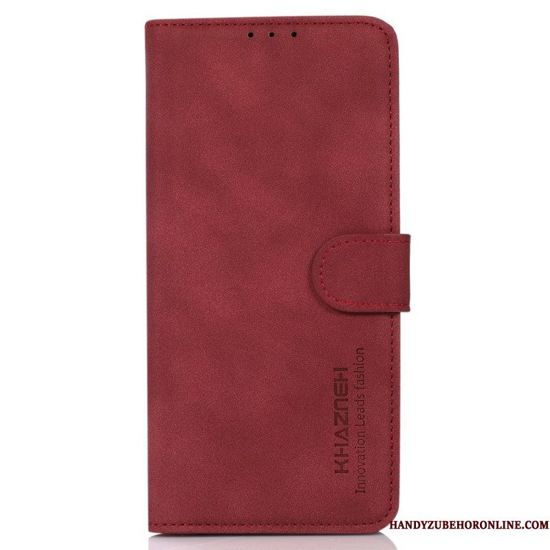 Folio-hoesje voor Samsung Galaxy M52 5G Khazneh Vintage Leereffect