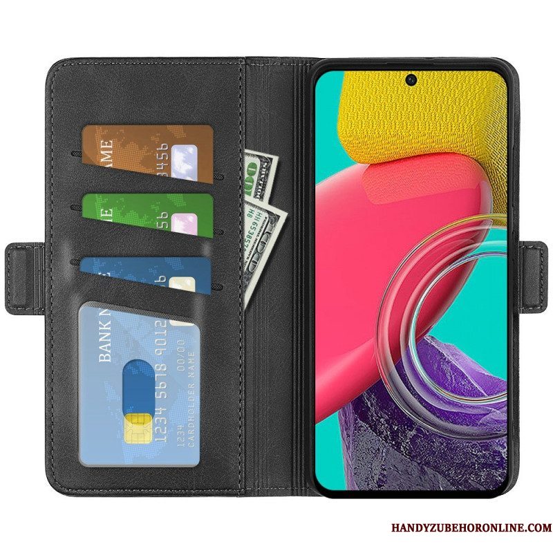 Folio-hoesje voor Samsung Galaxy M53 5G Flip Case Dubbele Klep