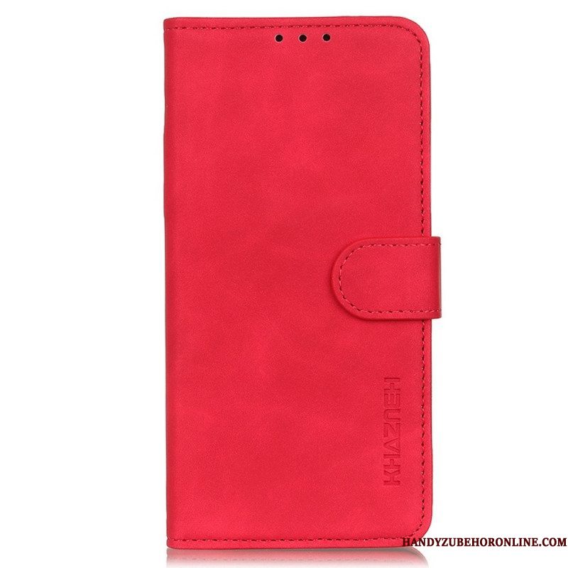 Folio-hoesje voor Samsung Galaxy M53 5G Khazneh Vintage Leereffect