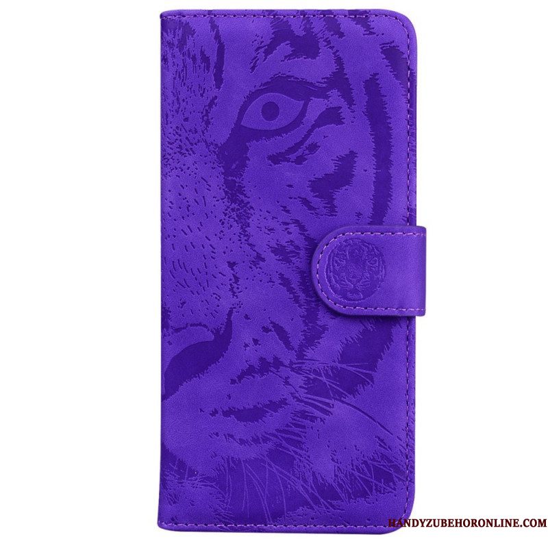 Folio-hoesje voor Samsung Galaxy M53 5G Tijger Print