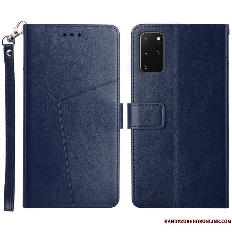 Folio-hoesje voor Samsung Galaxy S20 Plus / S20 Plus 5G Stijl Leer Geo Y Design