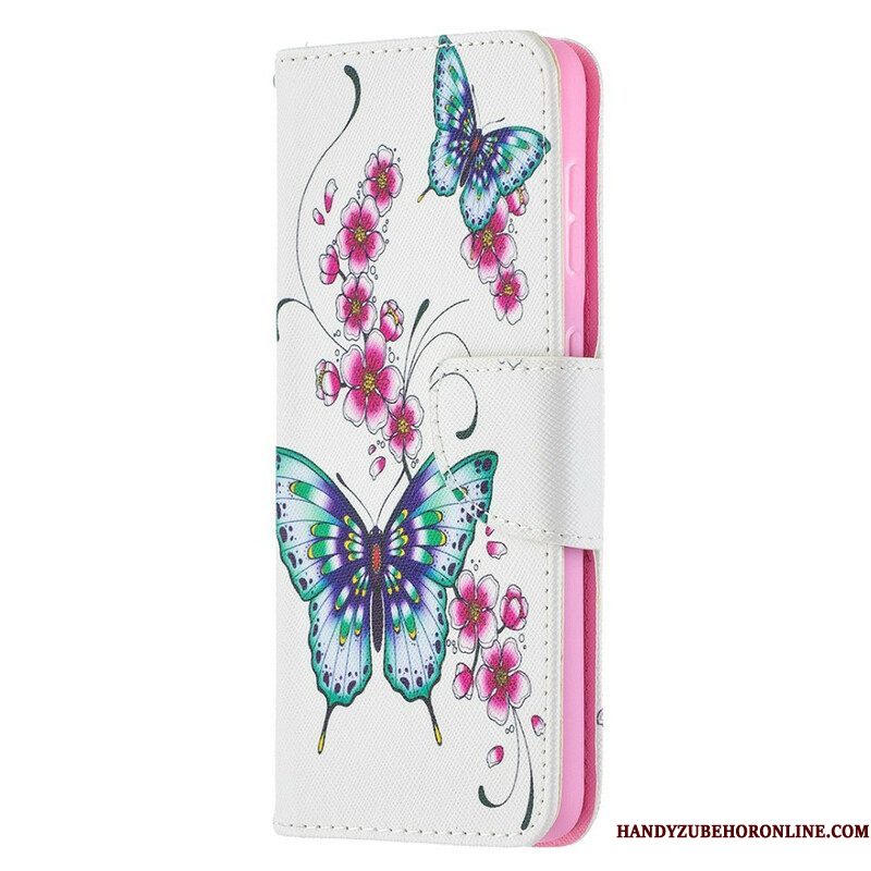 Folio-hoesje voor Samsung Galaxy S21 5G Prachtige Vlinders
