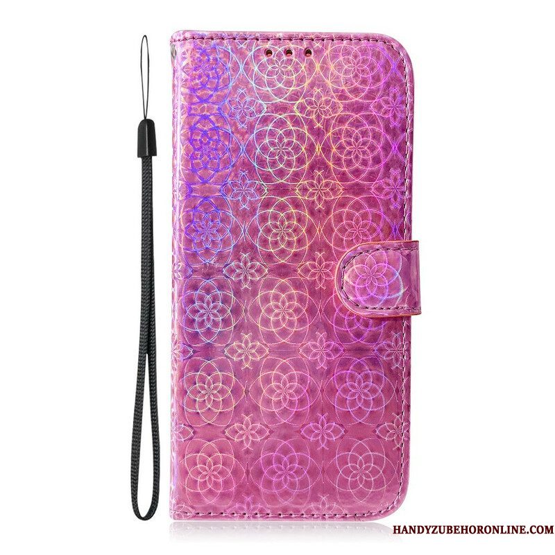 Folio-hoesje voor Samsung Galaxy S21 5G Pure Kleur