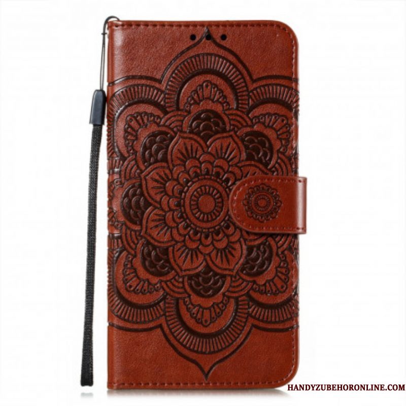 Folio-hoesje voor Samsung Galaxy S21 5G Volledige Mandala