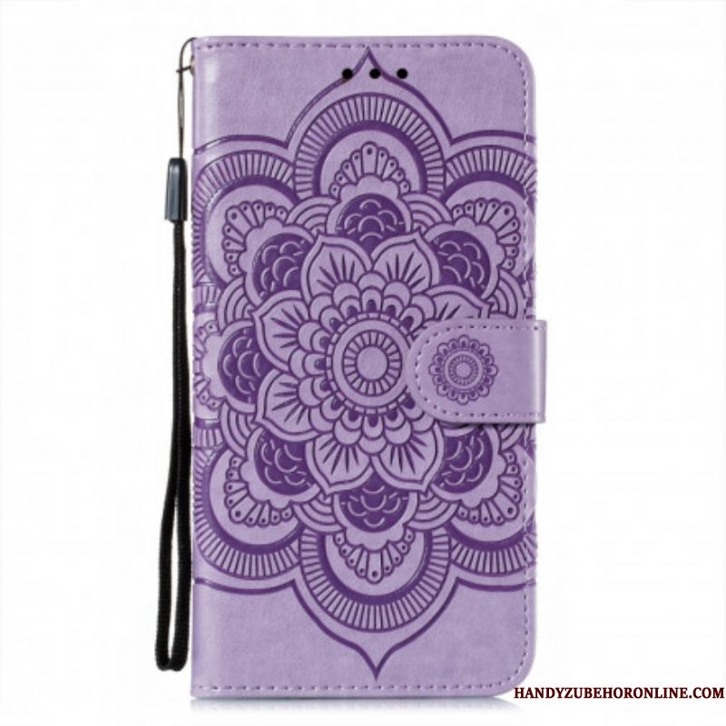 Folio-hoesje voor Samsung Galaxy S21 5G Volledige Mandala