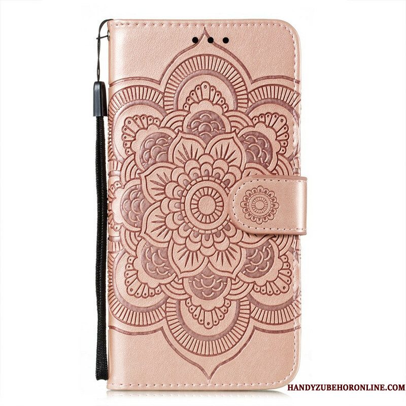 Folio-hoesje voor Samsung Galaxy S21 FE Volledige Mandala