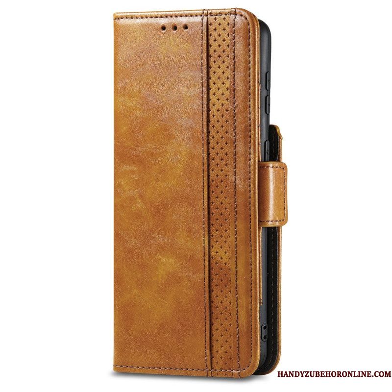 Folio-hoesje voor Samsung Galaxy S21 Ultra 5G Bicolor Dubbele Sluiting Caseneo