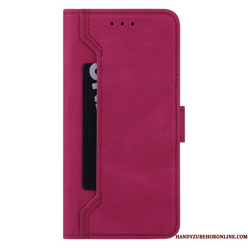 Folio-hoesje voor Samsung Galaxy S22 5G Voorste Kaarthouder