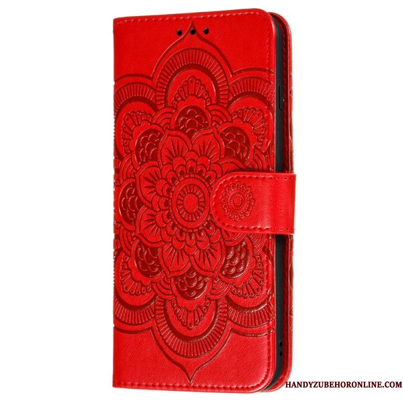 Folio-hoesje voor Samsung Galaxy S22 Plus 5G Volledige Mandala