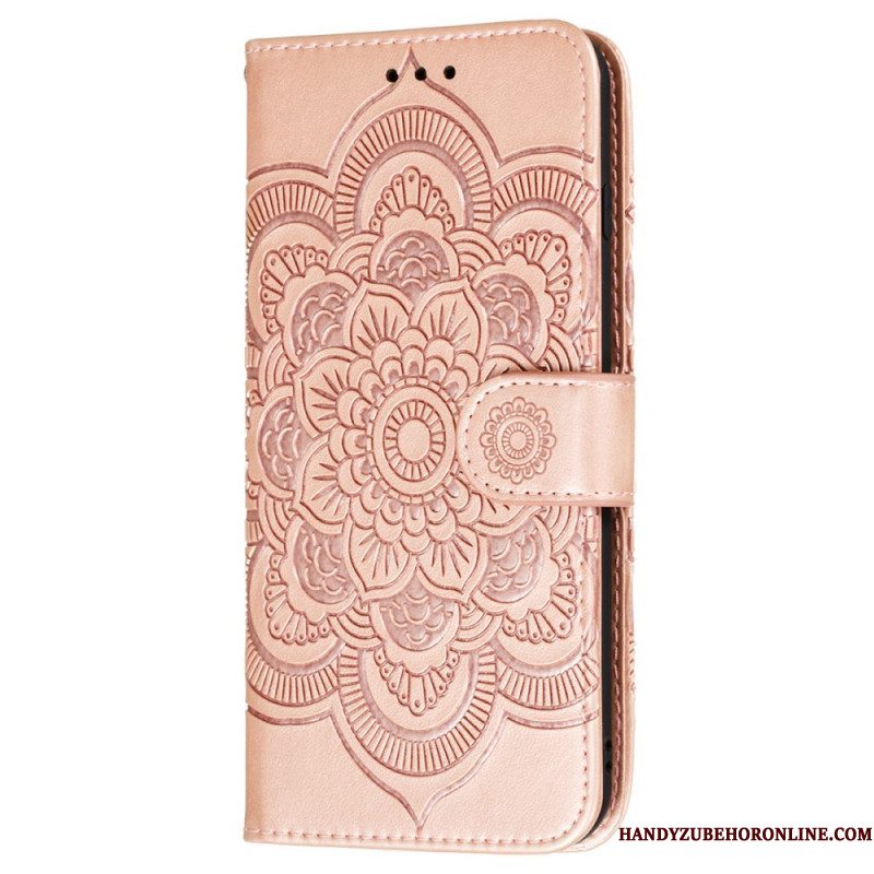 Folio-hoesje voor Samsung Galaxy S22 Plus 5G Volledige Mandala