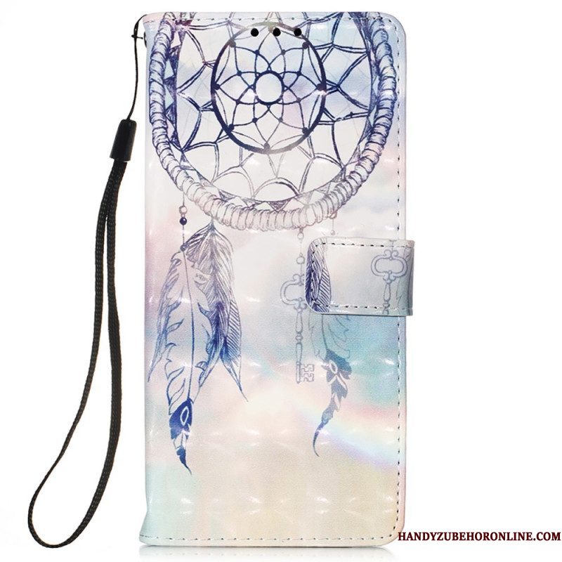 Folio-hoesje voor Samsung Galaxy S22 Ultra 5G Aquarel Dromenvanger