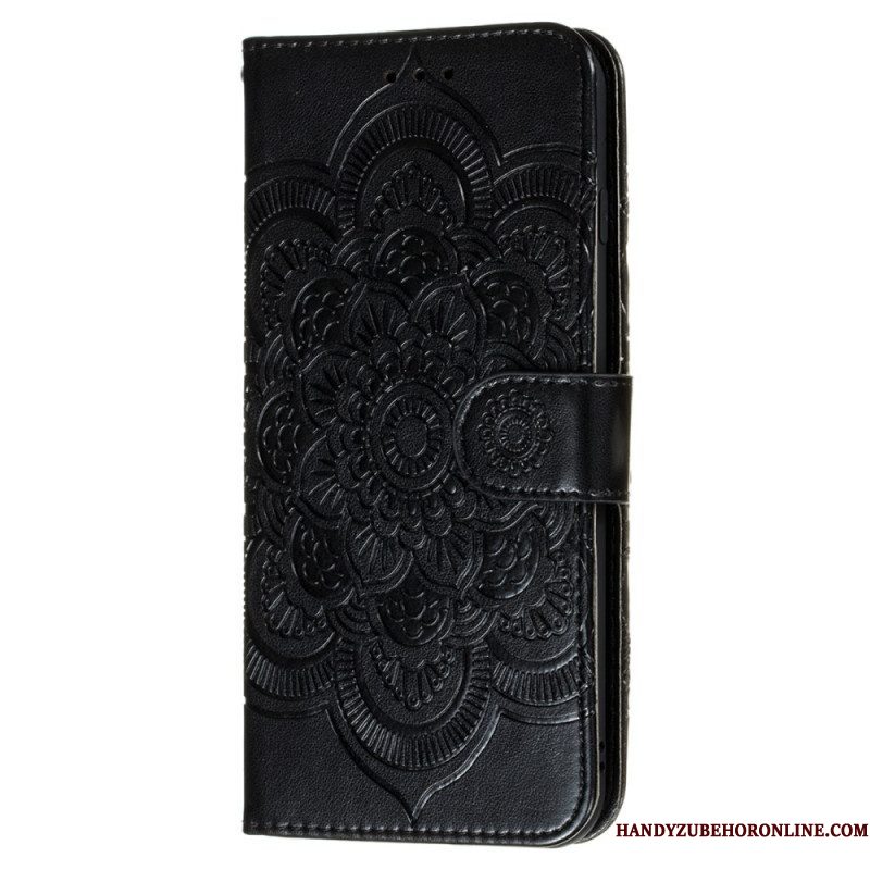 Folio-hoesje voor Samsung Galaxy S22 Ultra 5G Volledige Mandala