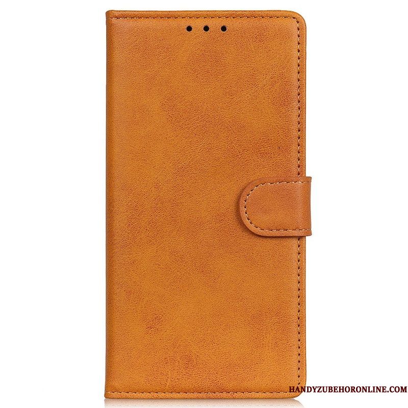 Folio-hoesje voor Samsung Galaxy S23 5G Mat Kunstleer