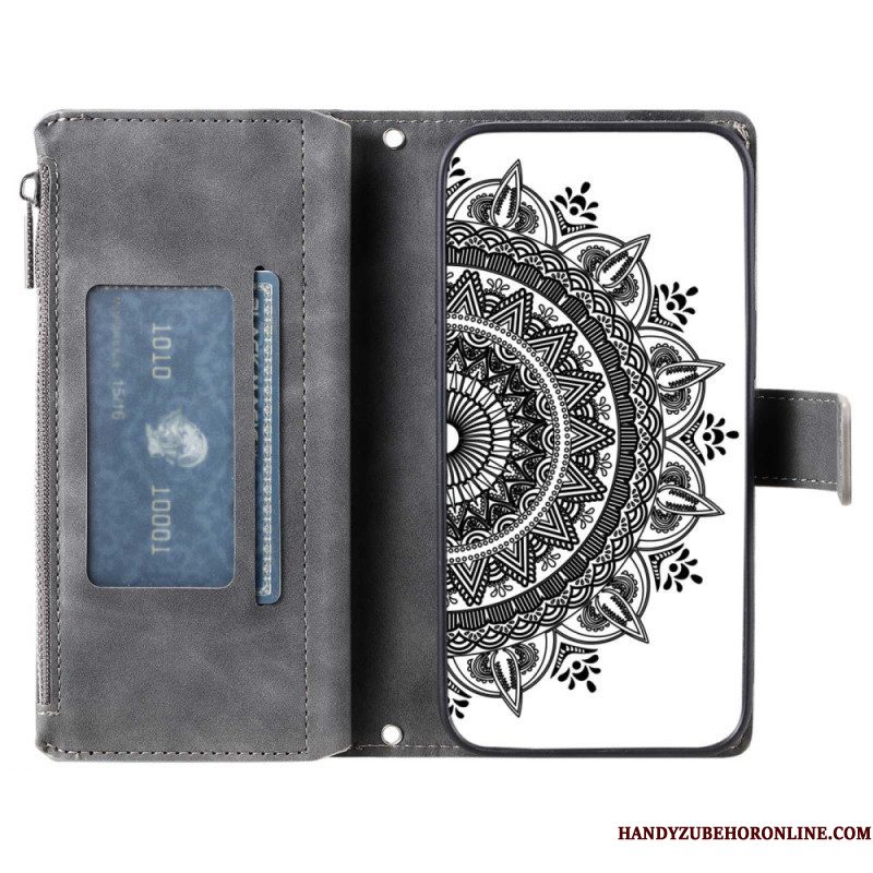 Folio-hoesje voor Samsung Galaxy S23 5G Multifunctionele Mandala