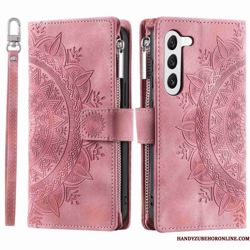 Folio-hoesje voor Samsung Galaxy S23 5G Multifunctionele Mandala