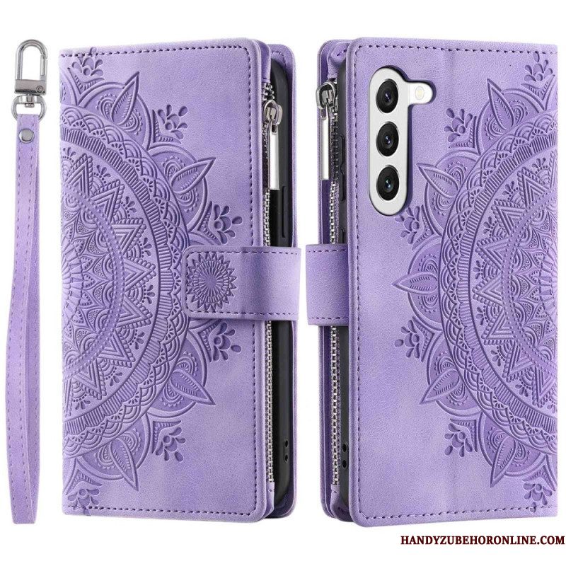 Folio-hoesje voor Samsung Galaxy S23 5G Multifunctionele Mandala