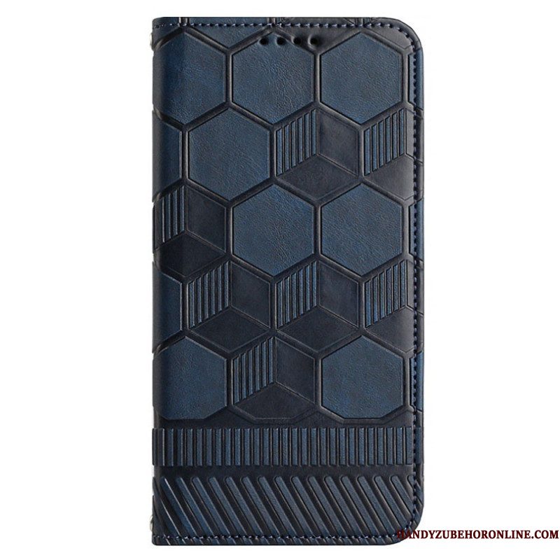 Folio-hoesje voor Samsung Galaxy S23 5G Voetbal Bal Patroon