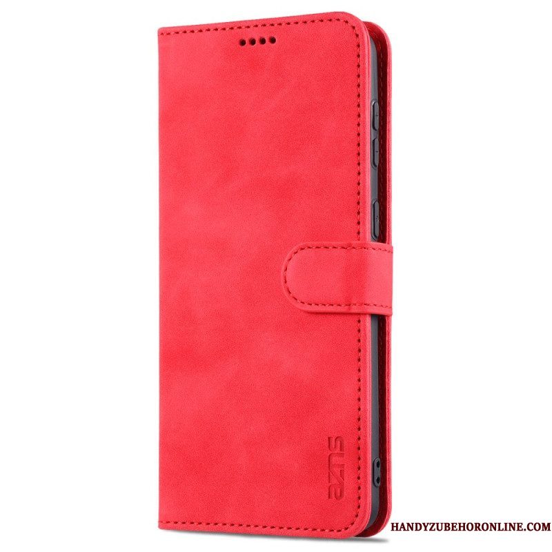 Folio-hoesje voor Samsung Galaxy S23 Plus 5G Azns Ledereffect