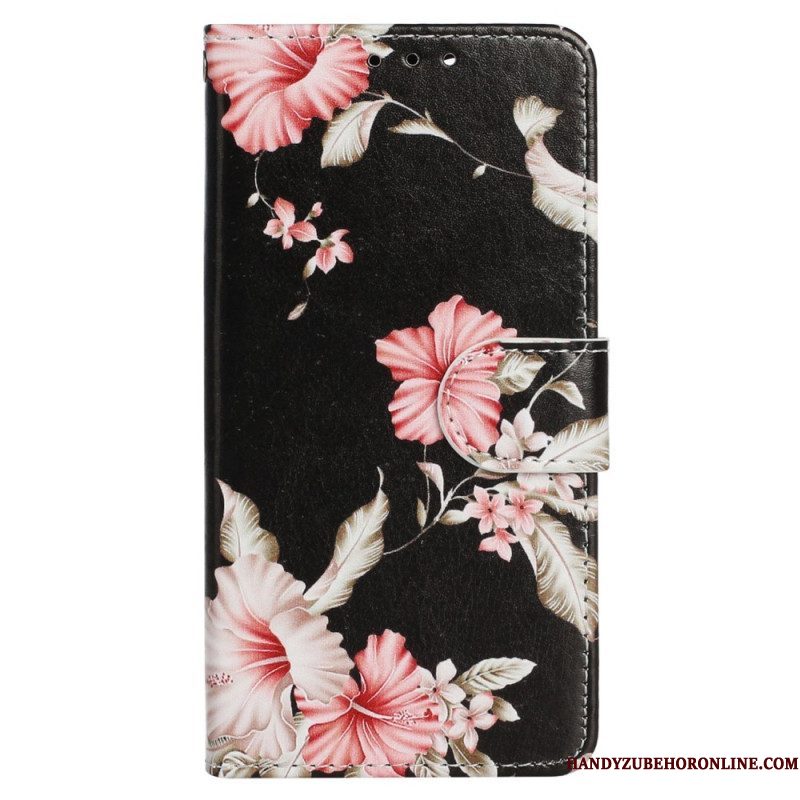 Folio-hoesje voor Samsung Galaxy S23 Ultra 5G Bloemen