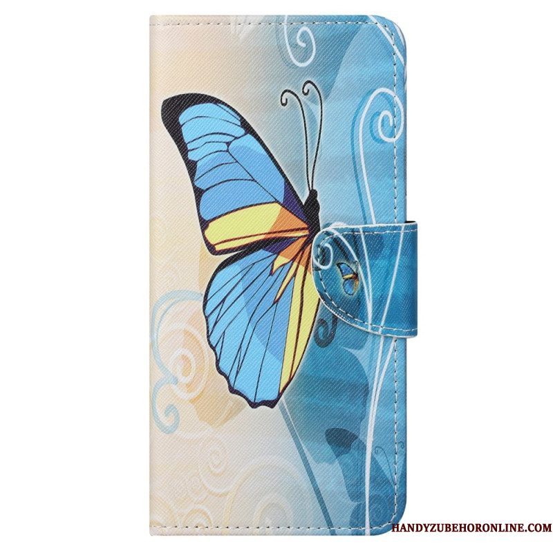 Folio-hoesje voor Samsung Galaxy S23 Ultra 5G Sublieme Vlinders