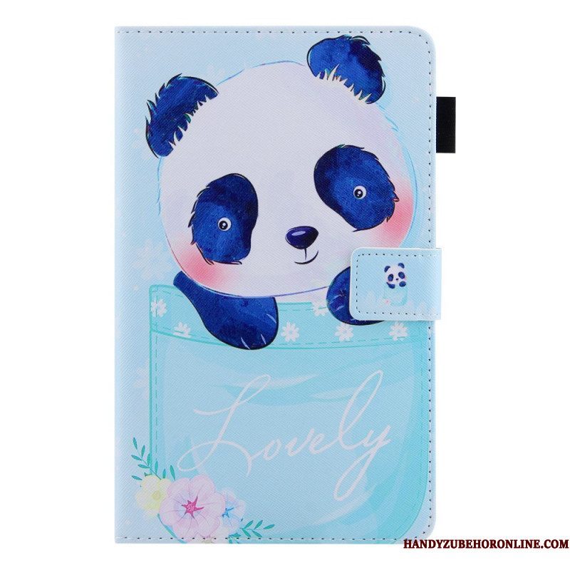 Folio-hoesje voor Samsung Galaxy Tab A8 (2021) Schattige Panda