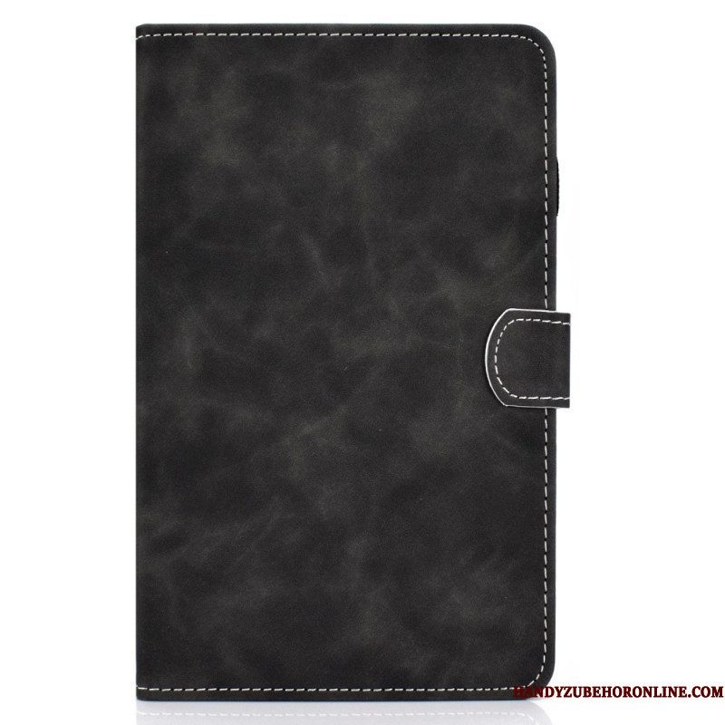 Folio-hoesje voor Samsung Galaxy Tab A8 (2021) Vintage Design Leereffect