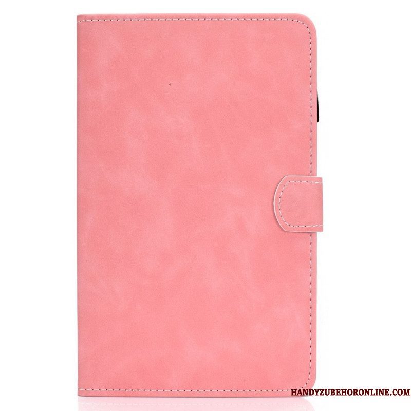 Folio-hoesje voor Samsung Galaxy Tab A8 (2021) Vintage Design Leereffect