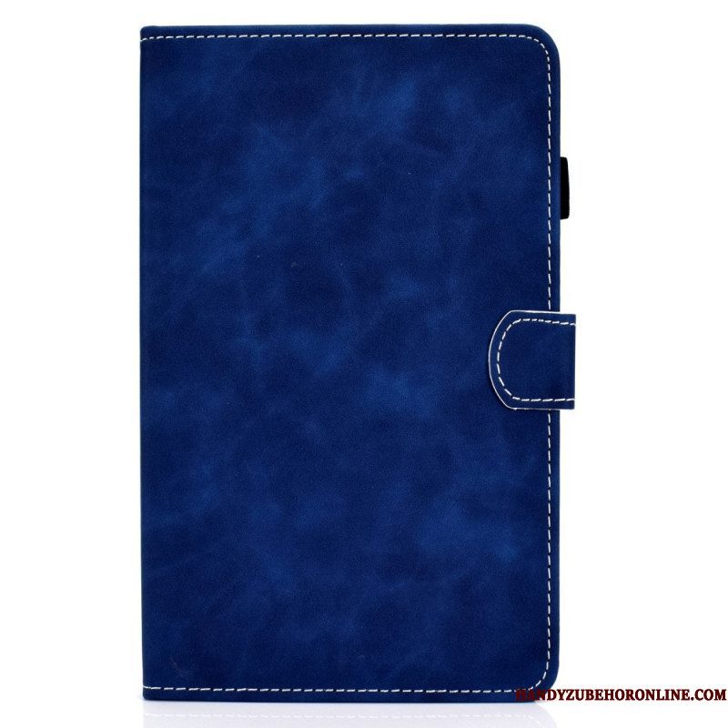 Folio-hoesje voor Samsung Galaxy Tab A8 (2021) Vintage Design Leereffect