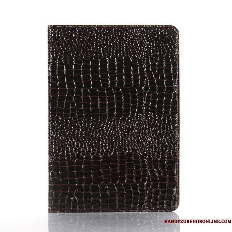 Folio-hoesje voor Samsung Galaxy Tab S8 Plus / Tab S7 Plus Krokodillenhuid-effect