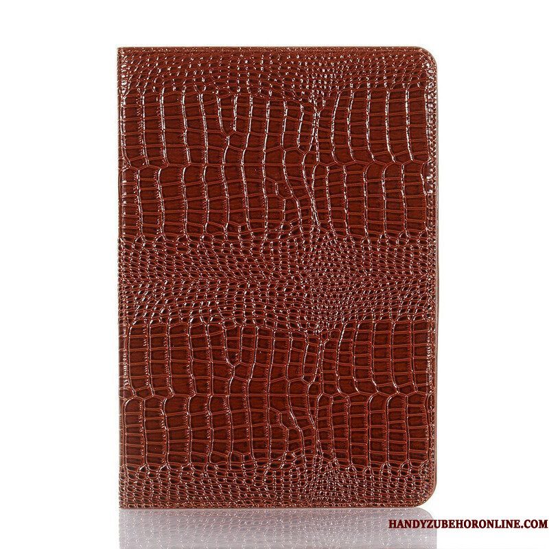 Folio-hoesje voor Samsung Galaxy Tab S8 Plus / Tab S7 Plus Krokodillenhuid-effect