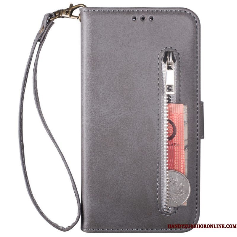 Folio-hoesje voor Samsung Galaxy Z Fold 3 5G Portemonnee Met Lanyard