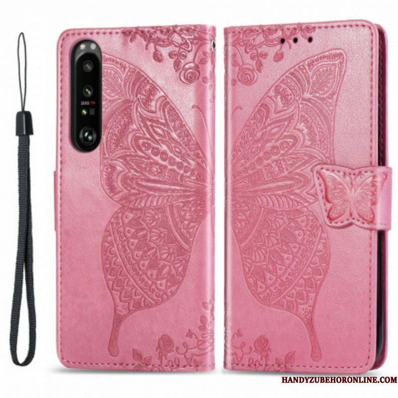 Folio-hoesje voor Sony Xperia 1 III Halve Vlinders