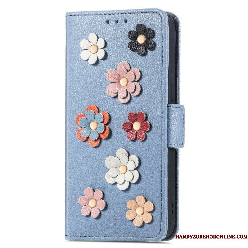 Folio-hoesje voor Sony Xperia 1 IV Decoratieve Bloemen