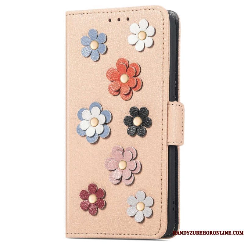 Folio-hoesje voor Sony Xperia 1 IV Decoratieve Bloemen