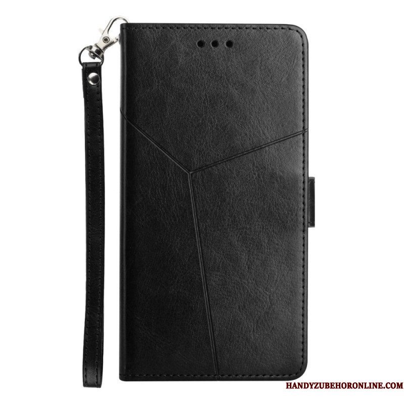 Folio-hoesje voor Sony Xperia 10 IV Met Ketting Y-patroon Met Bandjes