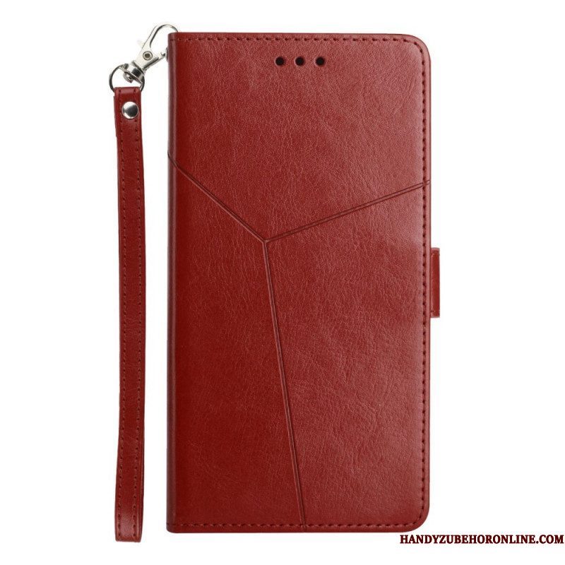 Folio-hoesje voor Sony Xperia 10 IV Met Ketting Y-patroon Met Bandjes